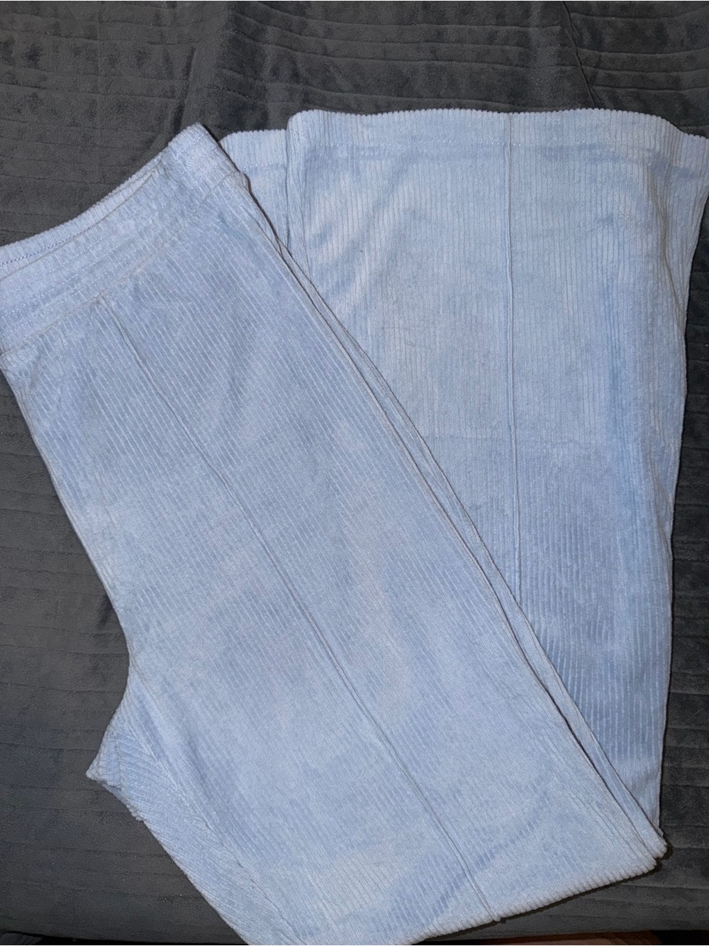 Aerie flare medium Light Blue Corduroy Pants ribbed soft